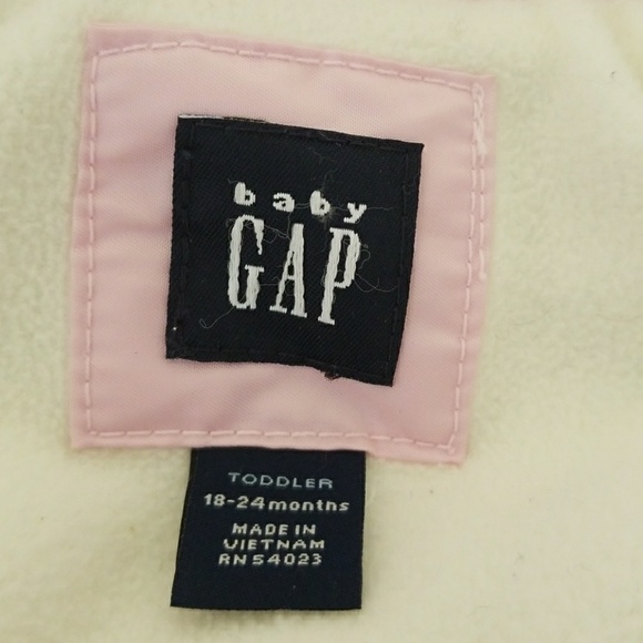 Baby Gap Girls Fleece Lined Puffer Jacket - Picture 6 of 8